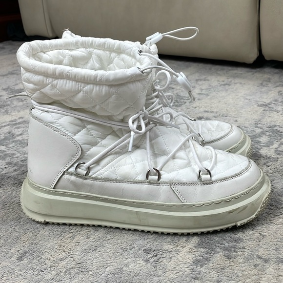 Pajar Canada Gravita Platform Snow Boot White Ice Quilted Warm Sz 9.5 - Picture 8 of 16